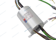 0 - 380V AC / DC Ethernet Signal Slip Ring Compabitle مع 6 دوائر كهربائية جامع