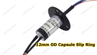 CENO Miniature Capsule Slip Ring للأجهزة الدوارة المدمجة