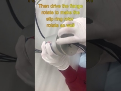 وصلة دوارة عمودية عمياء تجمع بين الطاقة وإشارة المشفر