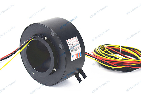 Profibus Signal Industrial Slip Ring من خلال ثقب 95mm للمعدات الذكية