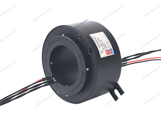 مؤسسة من خلال Hole Slip Ring IP54 مع كهربائي / إشارة للصناعة