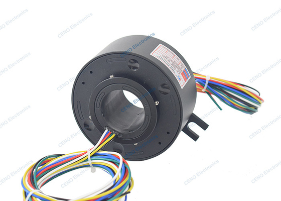 6 دوائر 10A حلقة زلقة كهربائية مع ثقب داخلي 38mm لنظام الصناعة