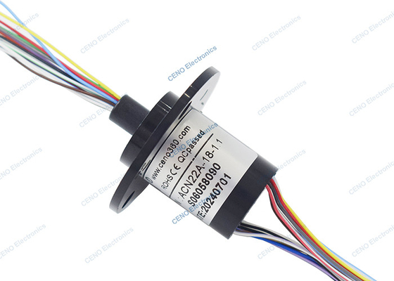 18 دائرة 2A حلقة زلقة مصغرة كبسولة مع 300rpm للروبوت المساحة
