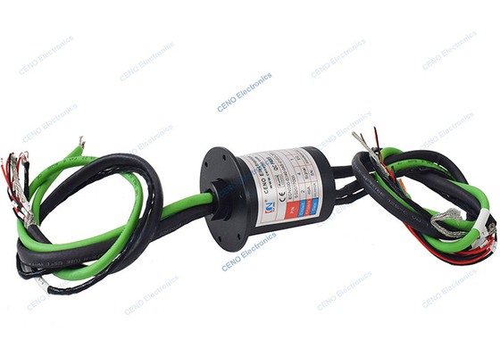 حلقة انزلاق منخفضة درجة الحرارة للطائرات مع إشارة 1000M Ethernet RS422