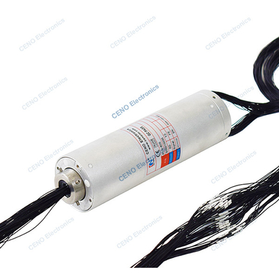 حلقة انزلاق عالية السرعة مع 1800rpm والقنوات المتعددة 80 دوائر إشارة المحور المشترك