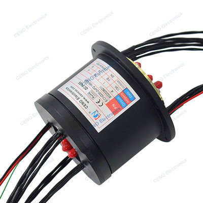 4 Channels RF Rotary Joint combined Electric Power Slip Ring in Low Temperature
