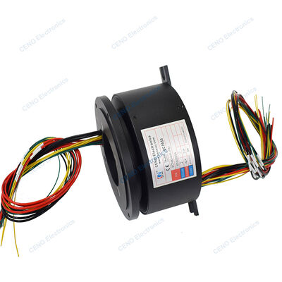 Through Hole Slip Ring with Electric Power and Optional Current for Industrial Robotic