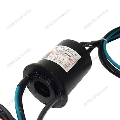 حلقة زلقة ذات عمود مجوف مع دوائر طاقة 3 × 25A