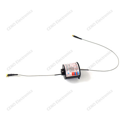 Compact Through-Bore Slip Ring with 10A Channel for 360° Continuous Rotation