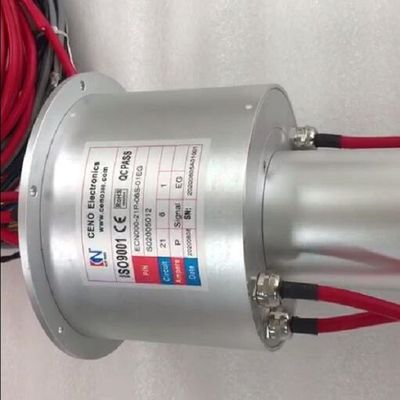 220VDC 50rpm مقاوم للماء IP65 جيجابت إيثرنت حلقة الانزلاق