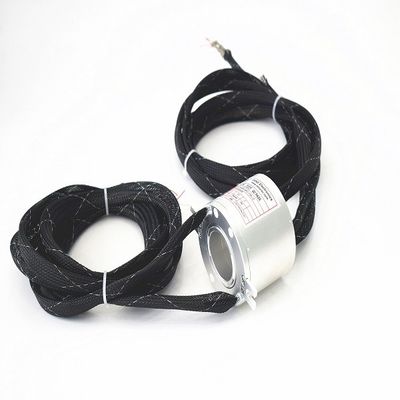 24VDC 38.1mm الداخلية تتحمل الروتاري المشتركة حلقة الانزلاق مع نقل الطاقة
